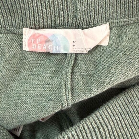 Free People Beach Freya Knit Pale Green Drawstring Pants - Women’s US S - Picture 5 of 9